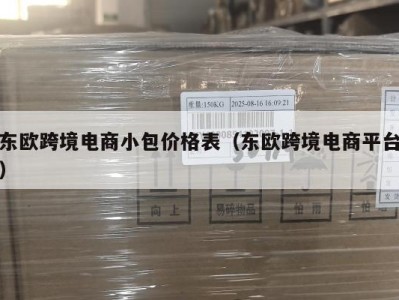 东欧跨境电商小包价格表（东欧跨境电商平台）