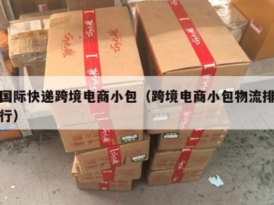 国际快递跨境电商小包（跨境电商小包物流排行）