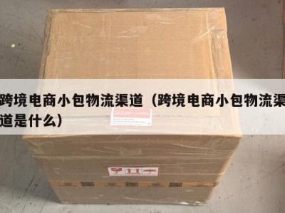 跨境电商小包物流渠道（跨境电商小包物流渠道是什么）