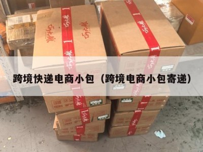 跨境快递电商小包（跨境电商小包寄递）