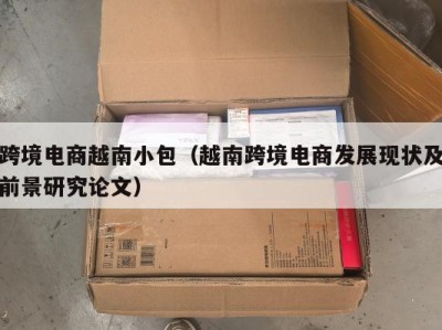 跨境电商越南小包（越南跨境电商发展现状及前景研究论文）
