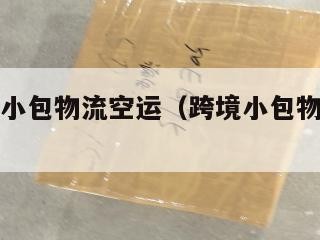 跨境电商小包物流空运（跨境小包物流运费怎么计算）