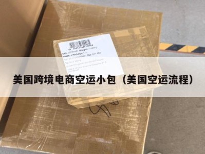 美国跨境电商空运小包（美国空运流程）
