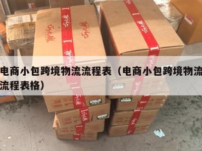 电商小包跨境物流流程表（电商小包跨境物流流程表格）