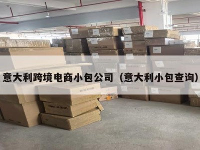 意大利跨境电商小包公司(意大利小包查询)