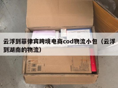 云浮到菲律宾跨境电商cod物流小包（云浮到湖南的物流）