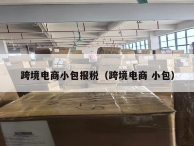 跨境电商小包报税（跨境电商 小包）