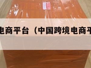 中国跨境电商平台（中国跨境电商平台哪家最好）