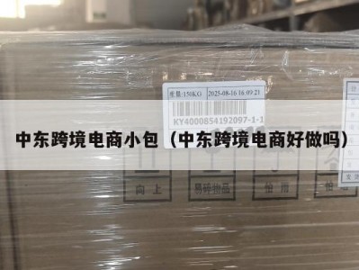 中东跨境电商小包（中东跨境电商好做吗）