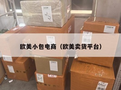 欧美小包电商（欧美卖货平台）
