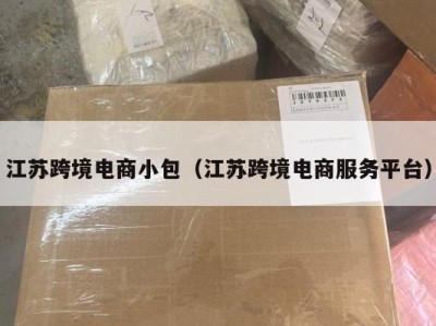 江苏跨境电商小包（江苏跨境电商服务平台）