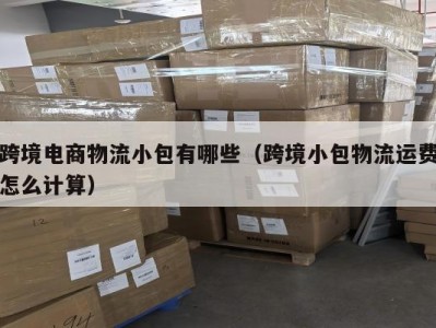 跨境电商物流小包有哪些（跨境小包物流运费怎么计算）