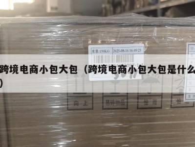 跨境电商小包大包（跨境电商小包大包是什么）