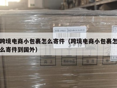 跨境电商小包裹怎么寄件（跨境电商小包裹怎么寄件到国外）