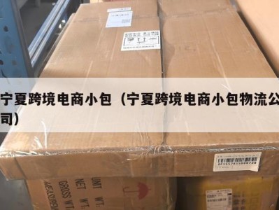 宁夏跨境电商小包（宁夏跨境电商小包物流公司）