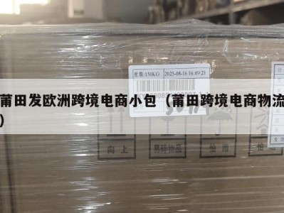 莆田发欧洲跨境电商小包（莆田跨境电商物流）