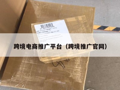 跨境电商推广平台（跨境推广官网）