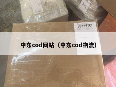中东cod网站（中东cod物流）