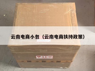 云南电商小包（云南电商扶持政策）