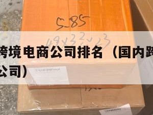全国十大跨境电商公司排名（国内跨境电商排名前十的公司）