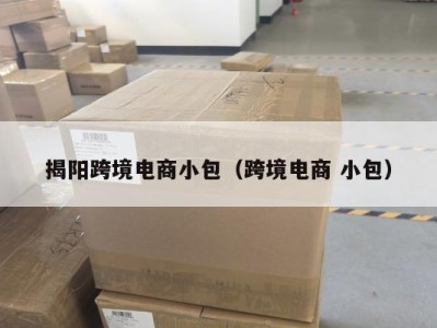揭阳跨境电商小包（跨境电商 小包）