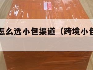 跨境电商怎么选小包渠道（跨境小包怎么发比较划算）
