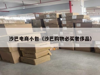 沙巴电商小包（沙巴购物必买奢侈品）