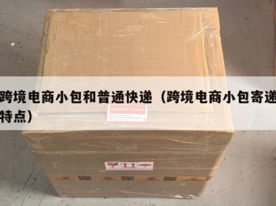 跨境电商小包和普通快递（跨境电商小包寄递特点）