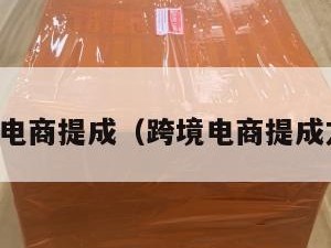 跨境电商提成（跨境电商提成方案）