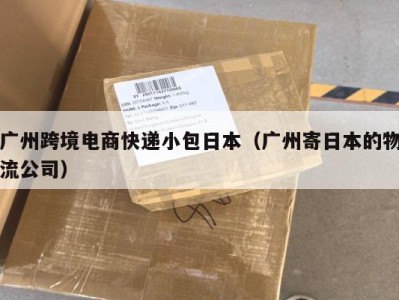 广州跨境电商快递小包日本（广州寄日本的物流公司）