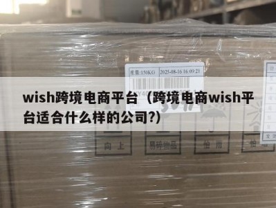 wish跨境电商平台（跨境电商wish平台适合什么样的公司?）