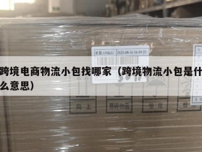 跨境电商物流小包找哪家（跨境物流小包是什么意思）