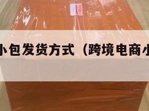 跨境电商小包发货方式（跨境电商小包发货货代）