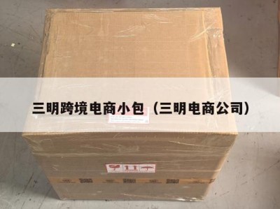 三明跨境电商小包（三明电商公司）