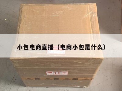小包电商直播（电商小包是什么）