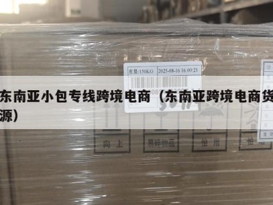 东南亚小包专线跨境电商（东南亚跨境电商货源）