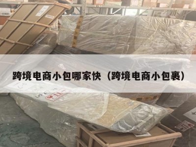 跨境电商小包哪家快（跨境电商小包裹）