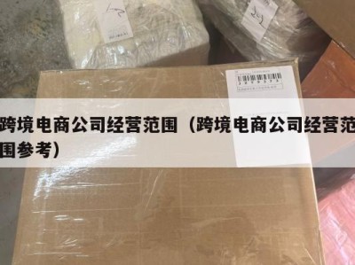 跨境电商公司经营范围（跨境电商公司经营范围参考）