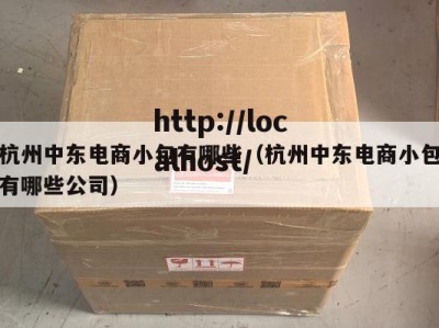 杭州中东电商小包有哪些（杭州中东电商小包有哪些公司）
