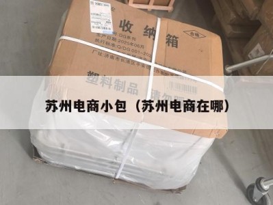 苏州电商小包（苏州电商在哪）