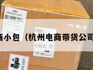 杭州电商小包（杭州电商带货公司有哪些）