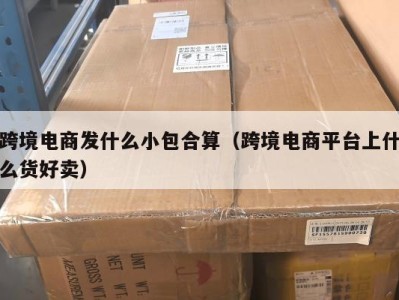 跨境电商发什么小包合算（跨境电商平台上什么货好卖）