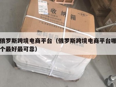 俄罗斯跨境电商平台（俄罗斯跨境电商平台哪个最好最可靠）