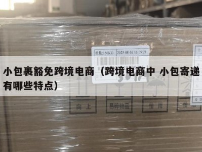 小包裹豁免跨境电商（跨境电商中 小包寄递有哪些特点）