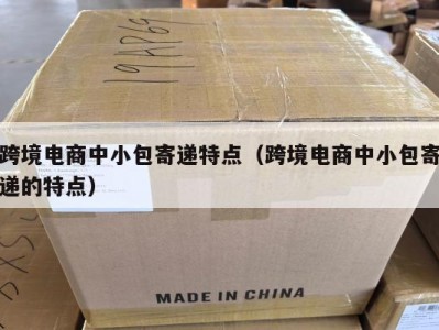 跨境电商中小包寄递特点（跨境电商中小包寄递的特点）