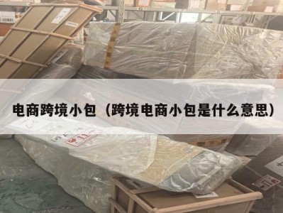 电商跨境小包（跨境电商小包是什么意思）