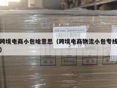 跨境电商小包啥意思（跨境电商物流小包专线）