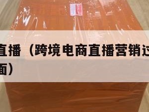 跨境电商直播（跨境电商直播营销过程中需关注哪些方面）