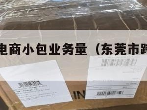 东莞跨境电商小包业务量（东莞市跨境电商发展规划）