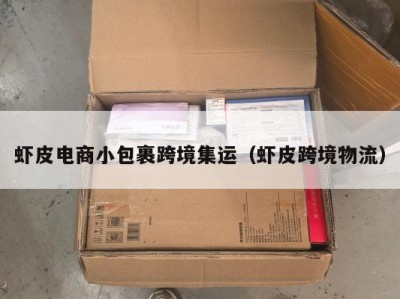 虾皮电商小包裹跨境集运（虾皮跨境物流）